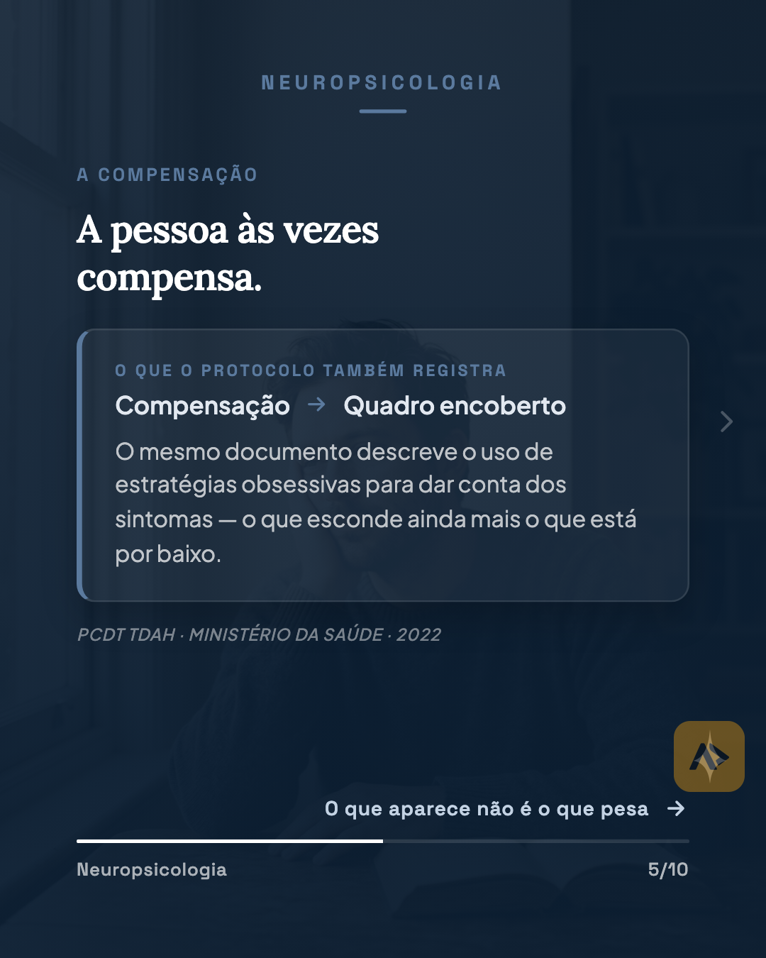 TDAH: o que passa despercebido no dia a dia. — slide 5