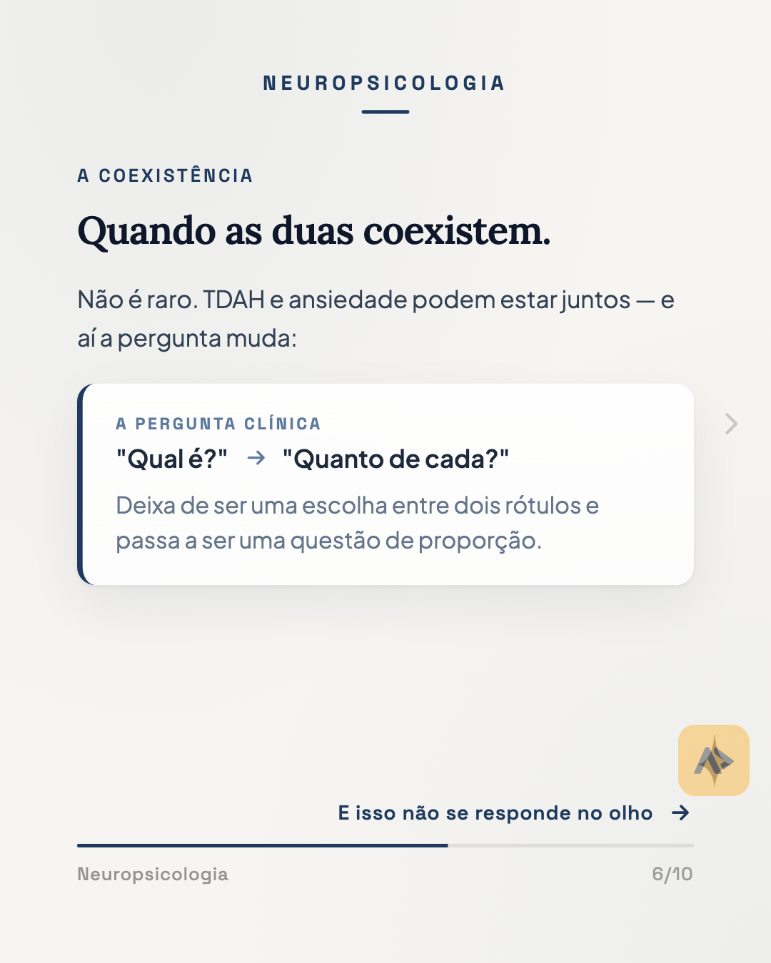 TDAH: o que passa despercebido no dia a dia. — slide 6
