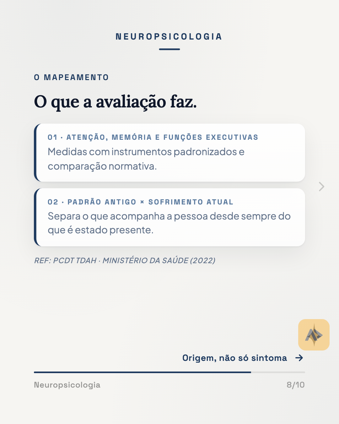 TDAH: o que passa despercebido no dia a dia. — slide 8