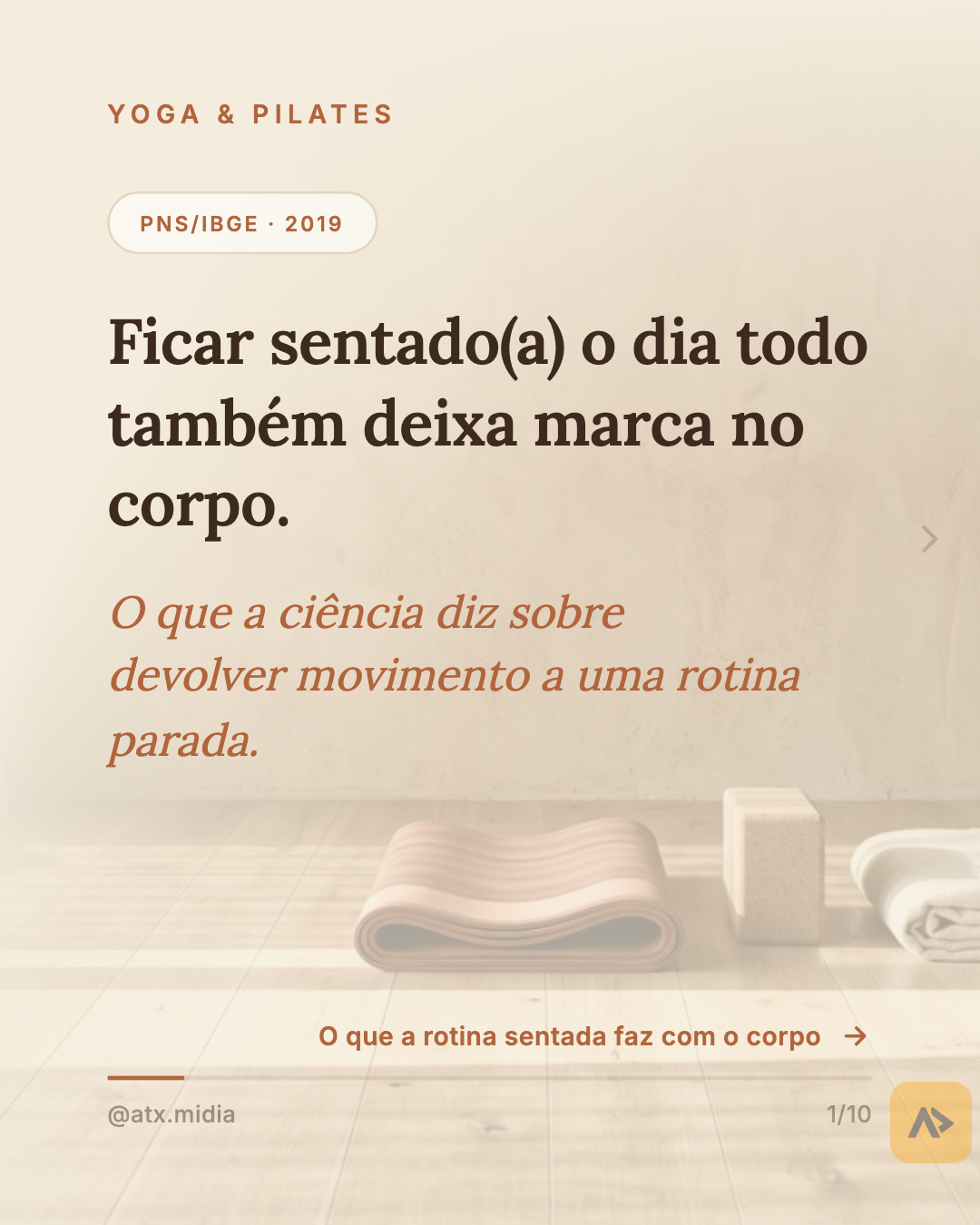 Dor nas costas: o que a ciência diz sobre mover o corpo com método. — slide 1